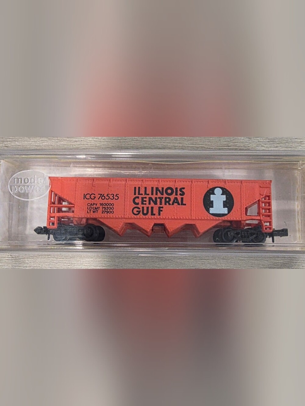 Model Power N Scale Illinois Central Gulf Hopper
